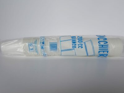 12-BICCHIERI 200CC TRASP.90PZ SALENTO STECCA LUNGA 30CF