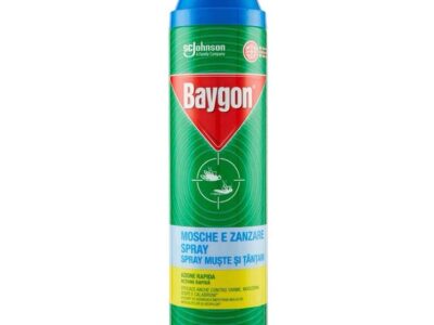 BAYGON SPRAY 400ML MOSCHE E ZANZARE 12CF